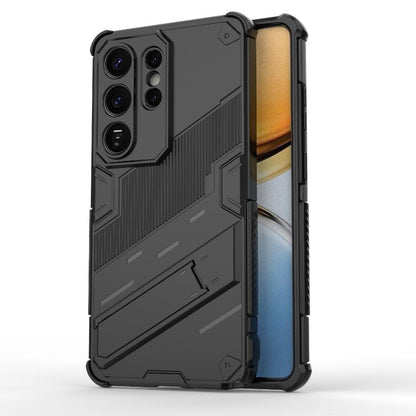 Punk Armor 2 in 1 PC + TPU Shockproof Phone Case with Invisible Holder, For Samsung Galaxy S26+ 5G, For Samsung Galaxy S26 Edge 5G, For Samsung Galaxy S26 Ultra 5G