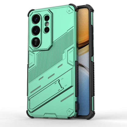 Punk Armor 2 in 1 PC + TPU Shockproof Phone Case with Invisible Holder, For Samsung Galaxy S26+ 5G, For Samsung Galaxy S26 Edge 5G, For Samsung Galaxy S26 Ultra 5G