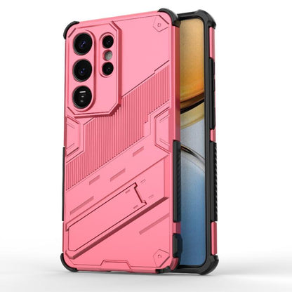 Punk Armor 2 in 1 PC + TPU Shockproof Phone Case with Invisible Holder, For Samsung Galaxy S26+ 5G, For Samsung Galaxy S26 Edge 5G, For Samsung Galaxy S26 Ultra 5G