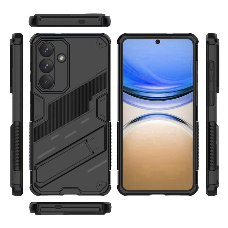 Punk Armor 2 in 1 PC + TPU Shockproof Phone Case with Invisible Holder, For Samsung Galaxy S26+ 5G, For Samsung Galaxy S26 Edge 5G, For Samsung Galaxy S26 Ultra 5G