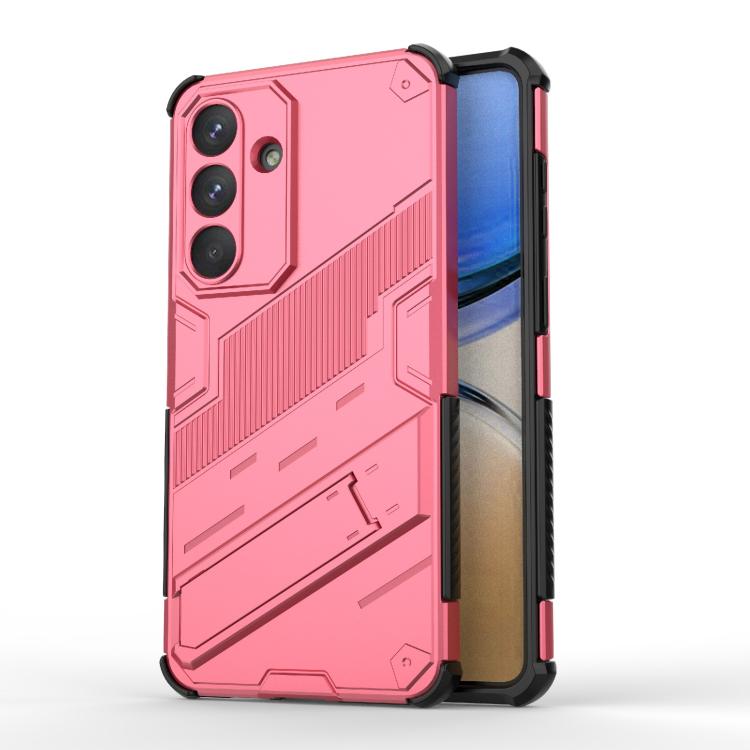 Punk Armor 2 in 1 PC + TPU Shockproof Phone Case with Invisible Holder, For Samsung Galaxy S26+ 5G, For Samsung Galaxy S26 Edge 5G, For Samsung Galaxy S26 Ultra 5G