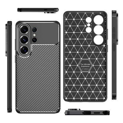 Carbon Fiber Texture Shockproof TPU Phone Case, For Samsung Galaxy S26+ 5G, For Samsung Galaxy S26 Ultra 5G, For Samsung Galaxy S26 5G, For Samsung Galaxy S25 Edge 5G, For Samsung Galaxy S25 5G, For Samsung Galaxy S25+ 5G, For Samsung Galaxy S25 Ultra ...
