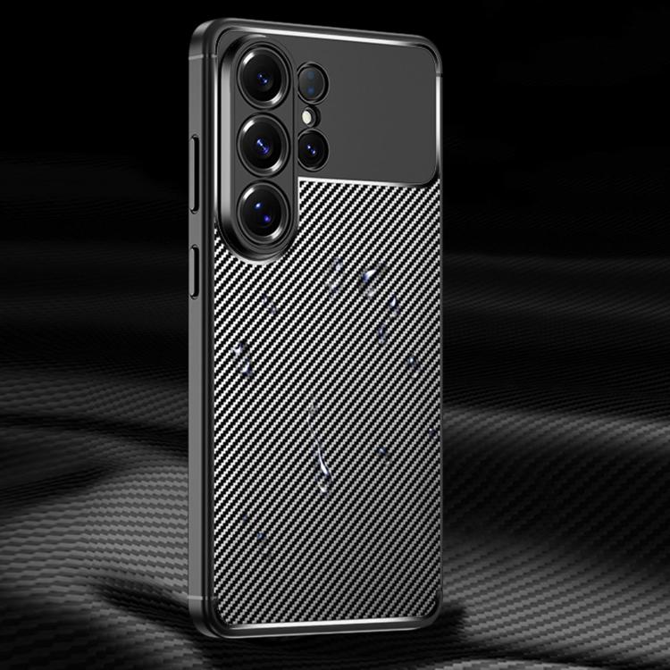 Carbon Fiber Texture Shockproof TPU Phone Case, For Samsung Galaxy S26+ 5G, For Samsung Galaxy S26 Ultra 5G, For Samsung Galaxy S26 5G, For Samsung Galaxy S25 Edge 5G, For Samsung Galaxy S25 5G, For Samsung Galaxy S25+ 5G, For Samsung Galaxy S25 Ultra ...
