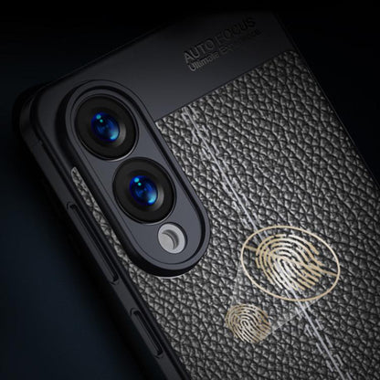 Litchi Texture Shockproof TPU Phone Case, For Samsung Galaxy S25 Edge 5G, For Samsung Galaxy S25 5G, For Samsung Galaxy S25+ 5G, For Samsung Galaxy S25 Ultra 5G, For Samsung Galaxy S24 FE 5G