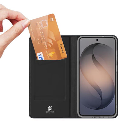 DUX DUCIS Skin Pro Series Flip Leather Phone Case, For Galaxy S26 FE 5G, For Samsung Galaxy S26+ 5G, For Samsung Galaxy S26 Ultra 5G, For Samsung Galaxy S26 5G, For Samsung Galaxy S25 FE 5G, For Samsung Galaxy S25 5G, For Samsung Galaxy S25 Ultra 5G