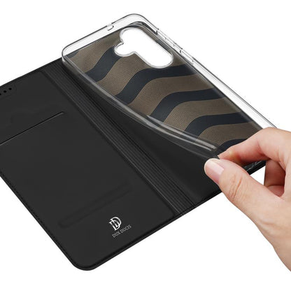 DUX DUCIS Skin Pro Series Flip Leather Phone Case, For Galaxy S26 FE 5G, For Samsung Galaxy S26+ 5G, For Samsung Galaxy S26 Ultra 5G, For Samsung Galaxy S26 5G, For Samsung Galaxy S25 FE 5G, For Samsung Galaxy S25 5G, For Samsung Galaxy S25 Ultra 5G