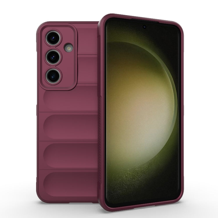 Magic Shield TPU + Flannel Phone Case, For Samsung Galaxy S25 Ultra 5G, For Samsung Galaxy S24 FE 5G