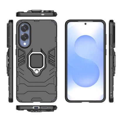 PC + TPU Shockproof Protective Phone Case with Magnetic Ring Holder, For Samsung Galaxy S25 Edge 5G, For Samsung Galaxy S25 5G, For Samsung Galaxy S25+ 5G, For Samsung Galaxy S25 Ultra 5G, For Samsung Galaxy S24 FE 5G