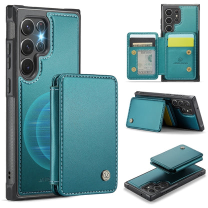 JEEHOOD J05 Business Magnetic Style RFID Leather Phone Case, For Samsung Galaxy S20 FE, For Samsung Galaxy S22 Ultra 5G