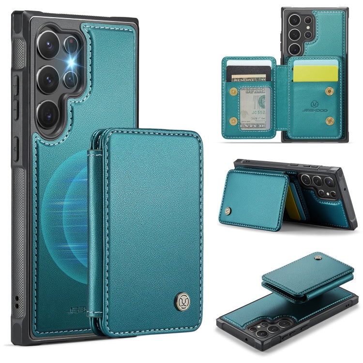 JEEHOOD J05 Business Magnetic Style RFID Leather Phone Case, For Samsung Galaxy S23 FE 5G, For Samsung Galaxy S23 Ultra 5G, For Samsung Galaxy S20 FE, For Samsung Galaxy S22 Ultra 5G