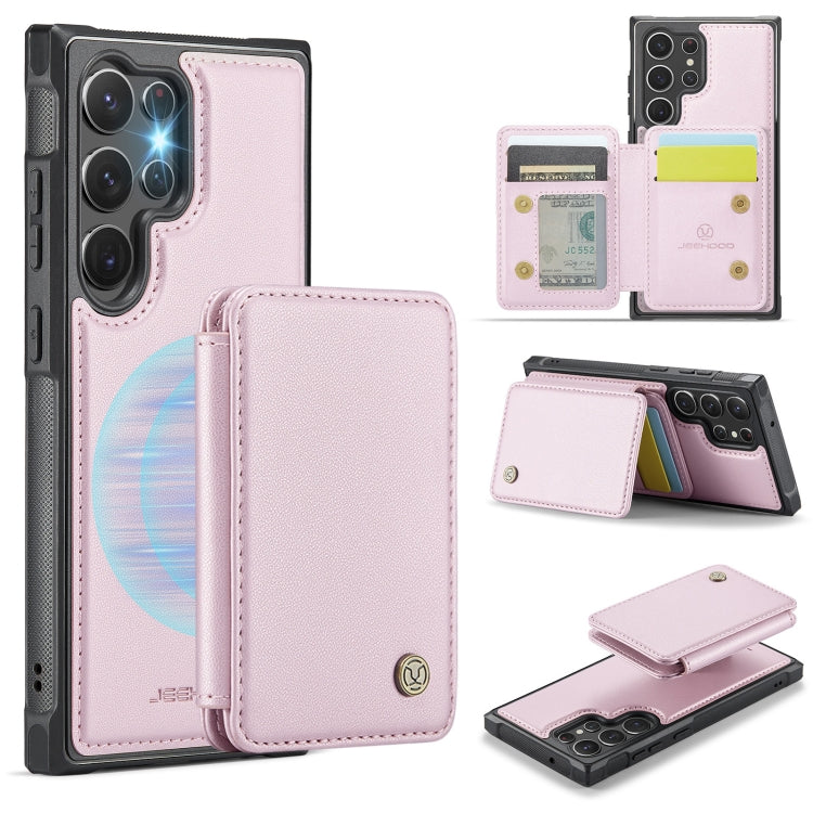 JEEHOOD J05 Business Magnetic Style RFID Leather Phone Case, For Samsung Galaxy S23 FE 5G, For Samsung Galaxy S23 Ultra 5G, For Samsung Galaxy S20 FE, For Samsung Galaxy S22 Ultra 5G