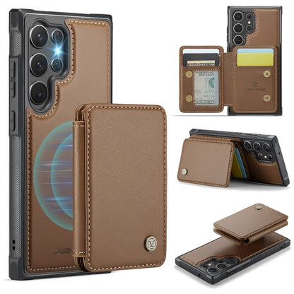 JEEHOOD J05 Business Magnetic Style RFID Leather Phone Case, For Samsung Galaxy S23 FE 5G, For Samsung Galaxy S23 Ultra 5G, For Samsung Galaxy S20 FE, For Samsung Galaxy S22 Ultra 5G