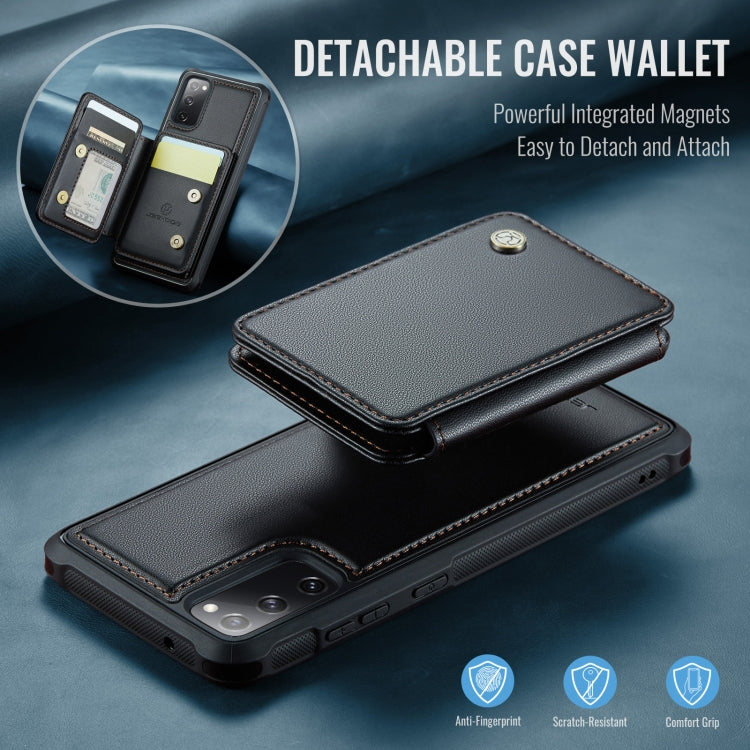 JEEHOOD J05 Business Magnetic Style RFID Leather Phone Case, For Samsung Galaxy S20 FE, For Samsung Galaxy S22 Ultra 5G