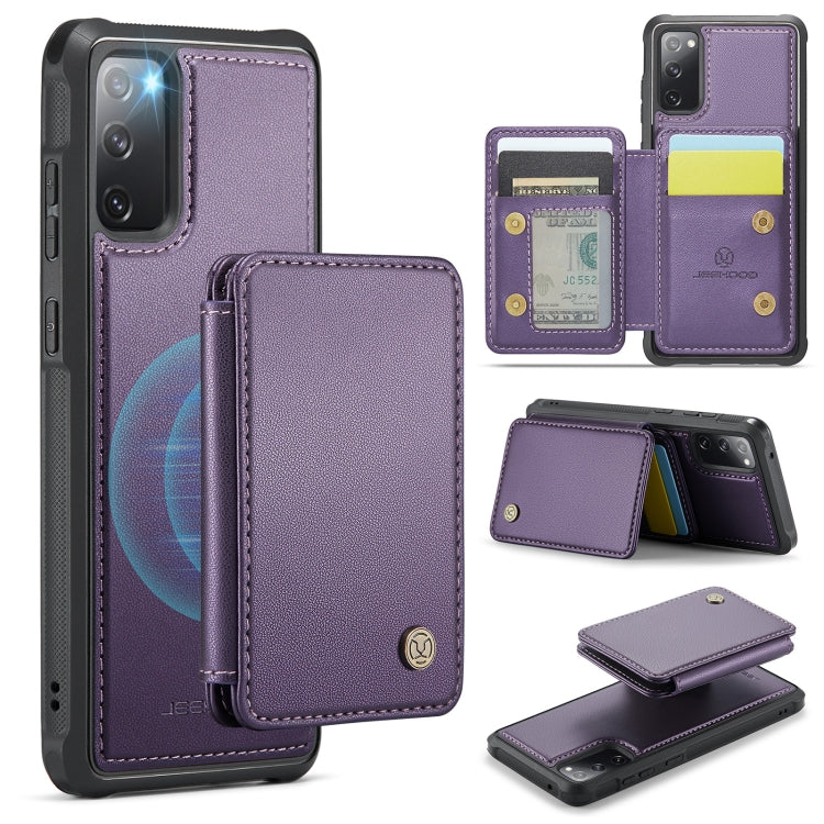 JEEHOOD J05 Business Magnetic Style RFID Leather Phone Case, For Samsung Galaxy S20 FE, For Samsung Galaxy S22 Ultra 5G