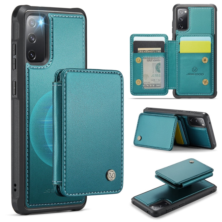 JEEHOOD J05 Business Magnetic Style RFID Leather Phone Case, For Samsung Galaxy S20 FE, For Samsung Galaxy S22 Ultra 5G