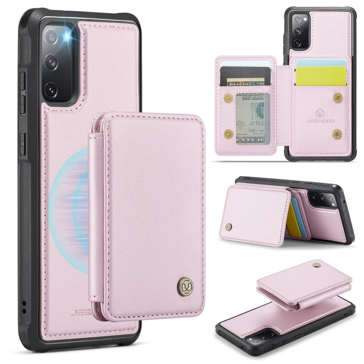 JEEHOOD J05 Business Magnetic Style RFID Leather Phone Case, For Samsung Galaxy S20 FE, For Samsung Galaxy S22 Ultra 5G