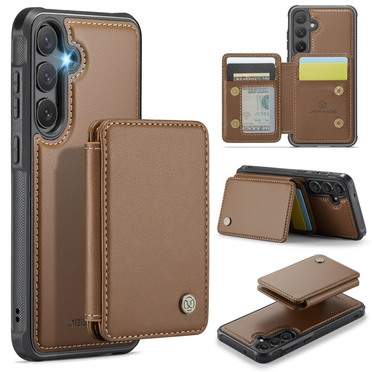 JEEHOOD J05 Business Magnetic Style RFID Leather Phone Case, For Samsung Galaxy S23 FE 5G, For Samsung Galaxy S23 Ultra 5G, For Samsung Galaxy S20 FE, For Samsung Galaxy S22 Ultra 5G