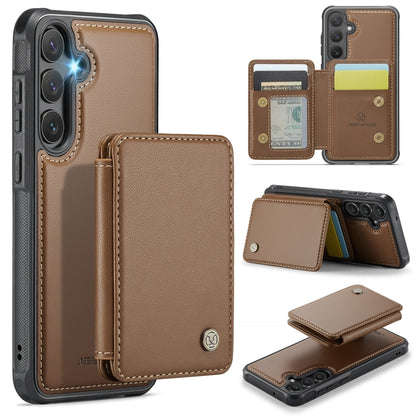 JEEHOOD J05 Business Magnetic Style RFID Leather Phone Case, For Samsung Galaxy S23 FE 5G, For Samsung Galaxy S23 Ultra 5G, For Samsung Galaxy S20 FE, For Samsung Galaxy S22 Ultra 5G