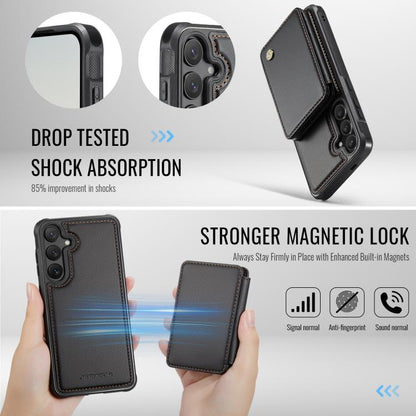 JEEHOOD J05 Business Magnetic Style RFID Leather Phone Case, For Galaxy S26 FE 5G, For Samsung Galaxy S26+ 5G, For Samsung Galaxy S26 Ultra 5G, For Samsung Galaxy S26 5G