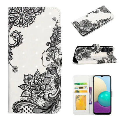Oil Embossed 3D Drawing Leather Phone Case, For Samsung Galaxy S25+ 5G, For Samsung Galaxy S25 Ultra 5G