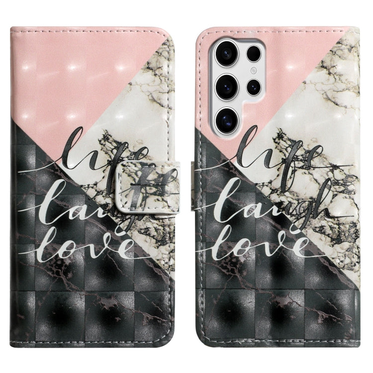 Oil Embossed 3D Drawing Leather Phone Case, For Samsung Galaxy S25+ 5G, For Samsung Galaxy S25 Ultra 5G