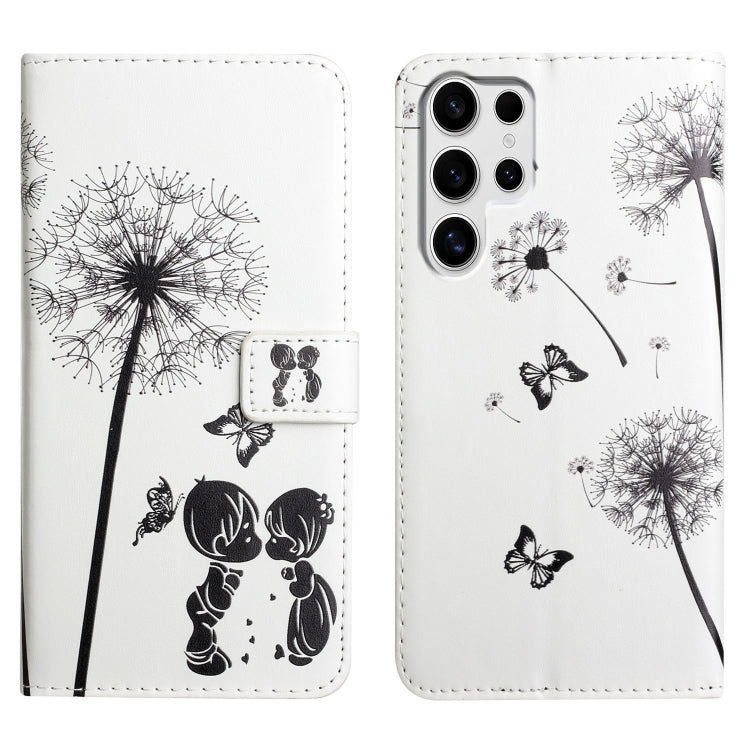 Oil Embossed 3D Drawing Leather Phone Case, For Samsung Galaxy S25+ 5G, For Samsung Galaxy S25 Ultra 5G