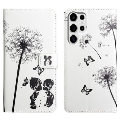Oil Embossed 3D Drawing Leather Phone Case, For Samsung Galaxy S25+ 5G, For Samsung Galaxy S25 Ultra 5G