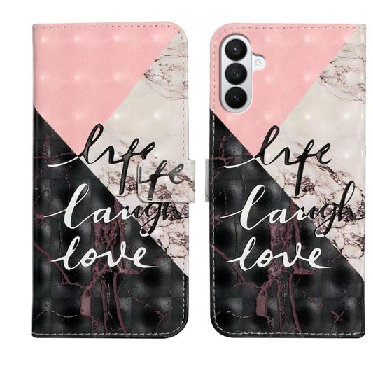 Oil Embossed 3D Drawing Leather Phone Case, For Samsung Galaxy S26 5G, For Samsung Galaxy S25 5G