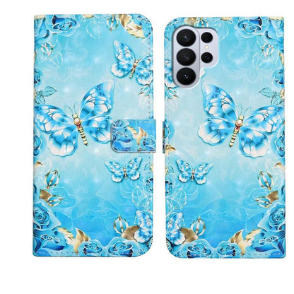 Oil Embossed 3D Drawing Leather Phone Case, For Samsung Galaxy S26 Edge 5G, For Samsung Galaxy S26 Ultra 5G