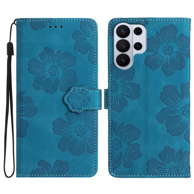 Flower Embossing Pattern Leather Phone Case, For Samsung Galaxy S26 Edge 5G, For Samsung Galaxy S26 Ultra 5G, For Samsung Galaxy S26 5G, For Samsung Galaxy S25 Edge 5G