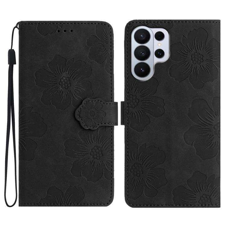 Flower Embossing Pattern Leather Phone Case, For Samsung Galaxy S26 Edge 5G, For Samsung Galaxy S26 Ultra 5G, For Samsung Galaxy S26 5G, For Samsung Galaxy S25 Edge 5G