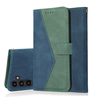 Dual-color Stitching Leather Phone Case, For Samsung Galaxy S25 5G, For Samsung Galaxy S25+ 5G, For Samsung Galaxy S25 Ultra 5G, For Samsung Galaxy S24 FE 5G