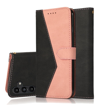Dual-color Stitching Leather Phone Case, For Samsung Galaxy S25 5G, For Samsung Galaxy S25+ 5G, For Samsung Galaxy S25 Ultra 5G, For Samsung Galaxy S24 FE 5G
