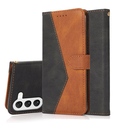 Dual-color Stitching Leather Phone Case, For Samsung Galaxy S25 5G, For Samsung Galaxy S25+ 5G, For Samsung Galaxy S25 Ultra 5G, For Samsung Galaxy S24 FE 5G
