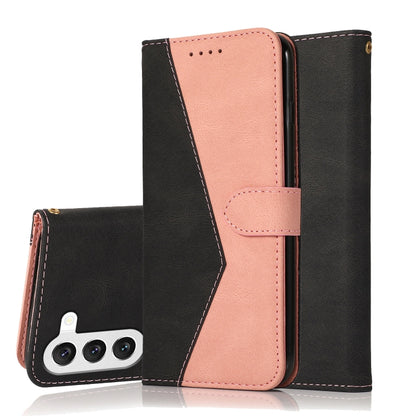 Dual-color Stitching Leather Phone Case, For Samsung Galaxy S25 5G, For Samsung Galaxy S25+ 5G, For Samsung Galaxy S25 Ultra 5G, For Samsung Galaxy S24 FE 5G