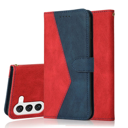 Dual-color Stitching Leather Phone Case, For Samsung Galaxy S25 5G, For Samsung Galaxy S25+ 5G, For Samsung Galaxy S25 Ultra 5G, For Samsung Galaxy S24 FE 5G