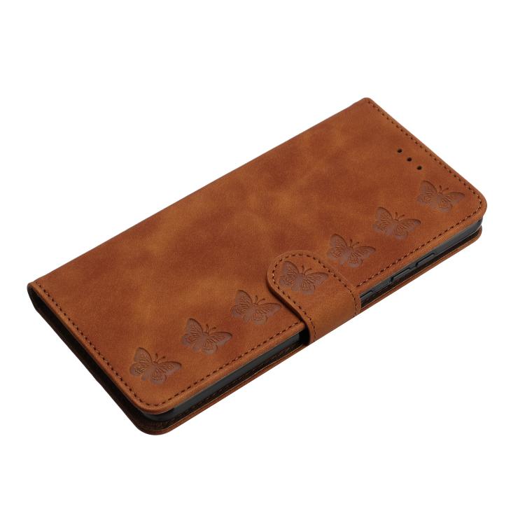 Seven Butterflies Embossed Leather Phone Case, For Samsung Galaxy S25 Edge 5G, For Samsung Galaxy S25 5G, For Samsung Galaxy S25+ 5G, For Samsung Galaxy S25 Ultra 5G