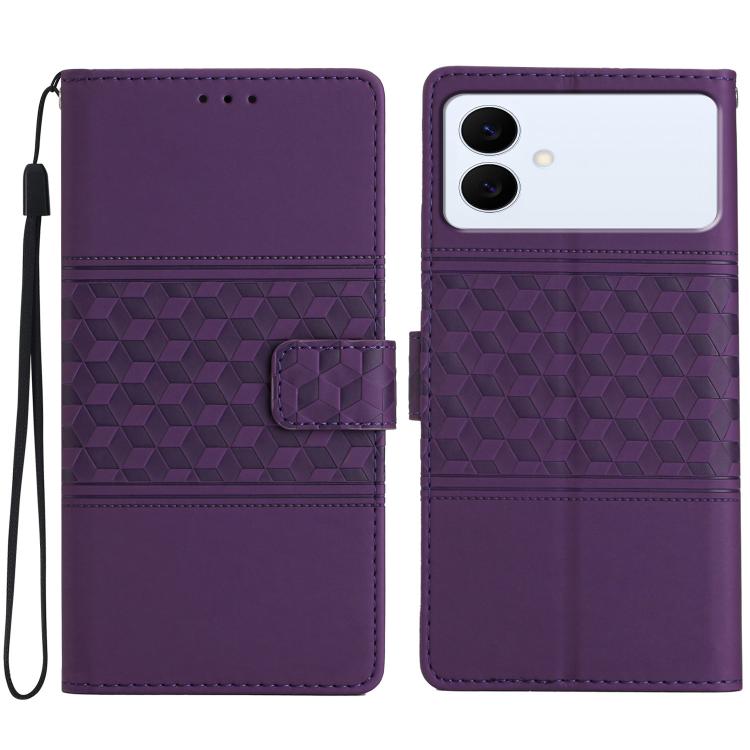 Diamond Embossed Skin Feel Leather Phone Case, For Samsung Galaxy S26 Edge 5G, For Samsung Galaxy S26 Ultra 5G, For Samsung Galaxy S26 5G, For Samsung Galaxy S25 Edge 5G