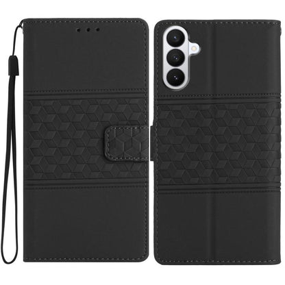 Diamond Embossed Skin Feel Leather Phone Case, For Samsung Galaxy S26 Edge 5G, For Samsung Galaxy S26 Ultra 5G, For Samsung Galaxy S26 5G, For Samsung Galaxy S25 Edge 5G