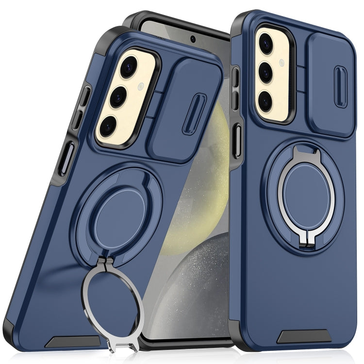 Sliding Camshield Ring Holder Phone Case, For Samsung Galaxy S24 FE 5G, For Samsung Galaxy S24 Ultra 5G, For Samsung Galaxy S24+ 5G, For Samsung Galaxy S24 5G