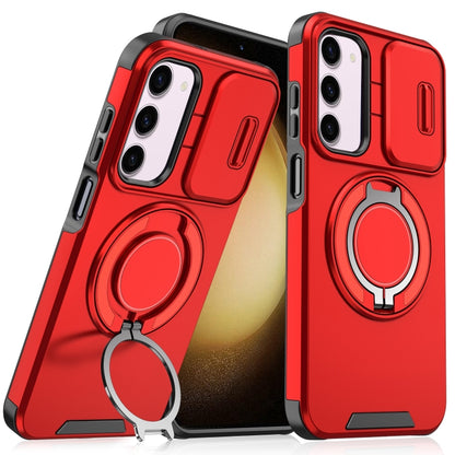 Sliding Camshield Ring Holder Phone Case, For Samsung Galaxy S23 FE 5G, For Samsung Galaxy S23 Ultra 5G, For Samsung Galaxy S23+ 5G, For Samsung Galaxy S23 5G