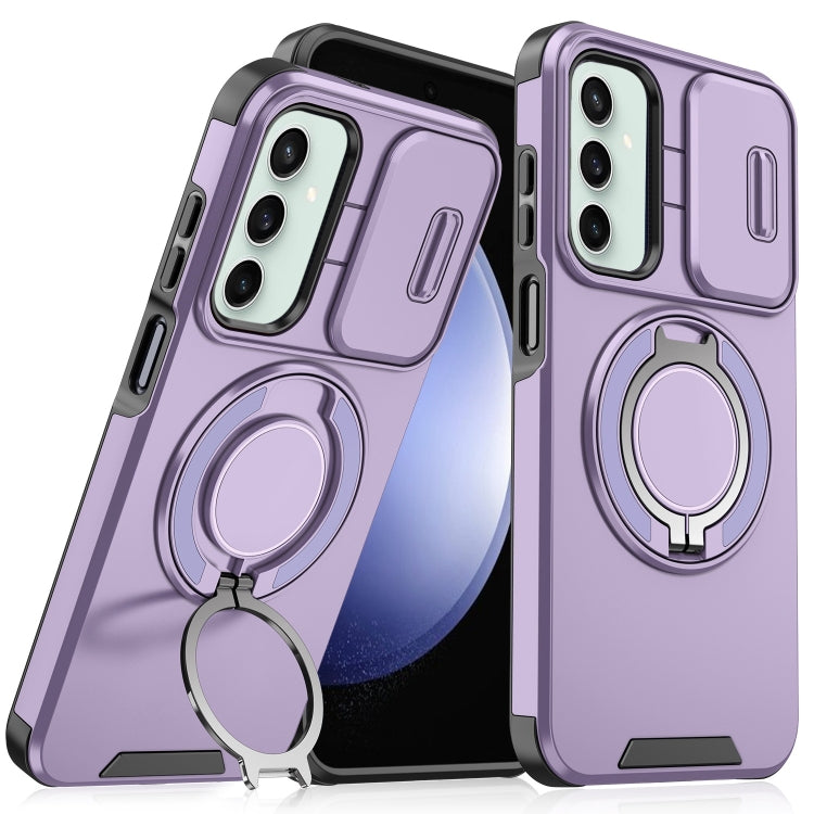 Sliding Camshield Ring Holder Phone Case, For Samsung Galaxy S23 FE 5G, For Samsung Galaxy S23 Ultra 5G, For Samsung Galaxy S23+ 5G, For Samsung Galaxy S23 5G