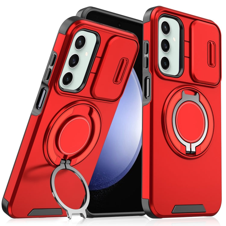 Sliding Camshield Ring Holder Phone Case, For Samsung Galaxy S23 FE 5G, For Samsung Galaxy S23 Ultra 5G, For Samsung Galaxy S23+ 5G, For Samsung Galaxy S23 5G