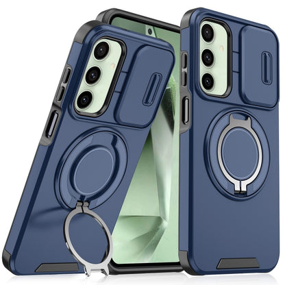 Sliding Camshield Ring Holder Phone Case, For Samsung Galaxy S24 FE 5G, For Samsung Galaxy S24 Ultra 5G, For Samsung Galaxy S24+ 5G, For Samsung Galaxy S24 5G