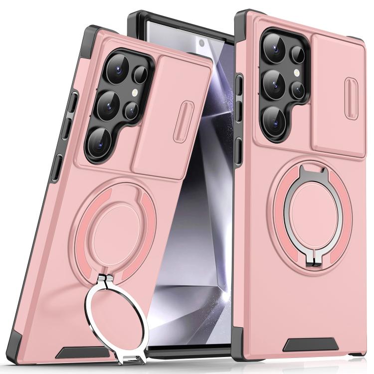 Sliding Camshield Ring Holder Phone Case, For Samsung Galaxy S25 Edge 5G, For Samsung Galaxy S25 5G, For Samsung Galaxy S25+ 5G, For Samsung Galaxy S25 Ultra 5G