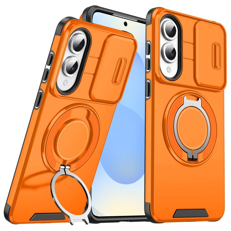 Sliding Camshield Ring Holder Phone Case, For Samsung Galaxy S25 Edge 5G, For Samsung Galaxy S25 5G, For Samsung Galaxy S25+ 5G, For Samsung Galaxy S25 Ultra 5G