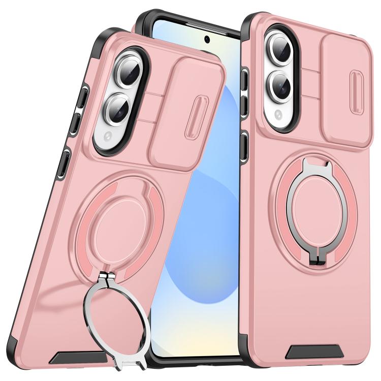 Sliding Camshield Ring Holder Phone Case, For Samsung Galaxy S25 Edge 5G, For Samsung Galaxy S25 5G, For Samsung Galaxy S25+ 5G, For Samsung Galaxy S25 Ultra 5G
