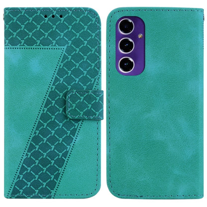 Seven-shaped Embossed Leather Phone Case, For Samsung Galaxy S24 FE 5G
