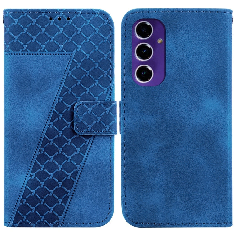 Seven-shaped Embossed Leather Phone Case, For Samsung Galaxy S25 Ultra 5G, For Samsung Galaxy S24 FE 5G