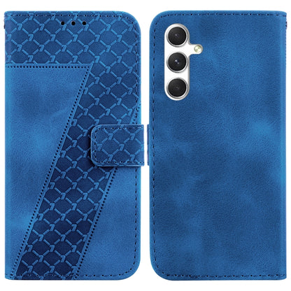 Seven-shaped Embossed Leather Phone Case, For Samsung Galaxy S25 FE 5G, For Samsung Galaxy S25 Edge 5G, For Samsung Galaxy S25 5G, For Samsung Galaxy S25+ 5G